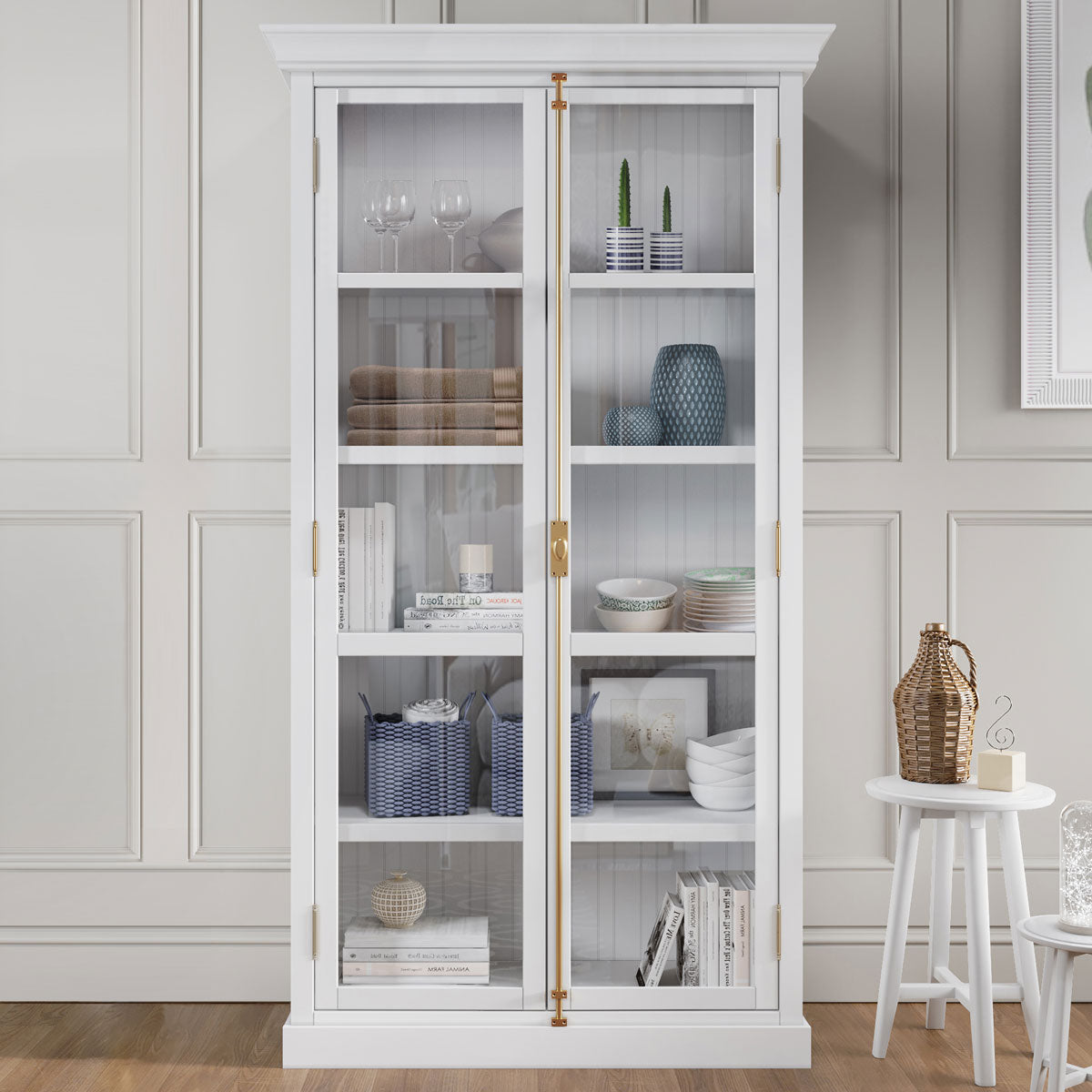 White Display Cabinet from Artefama Furniture