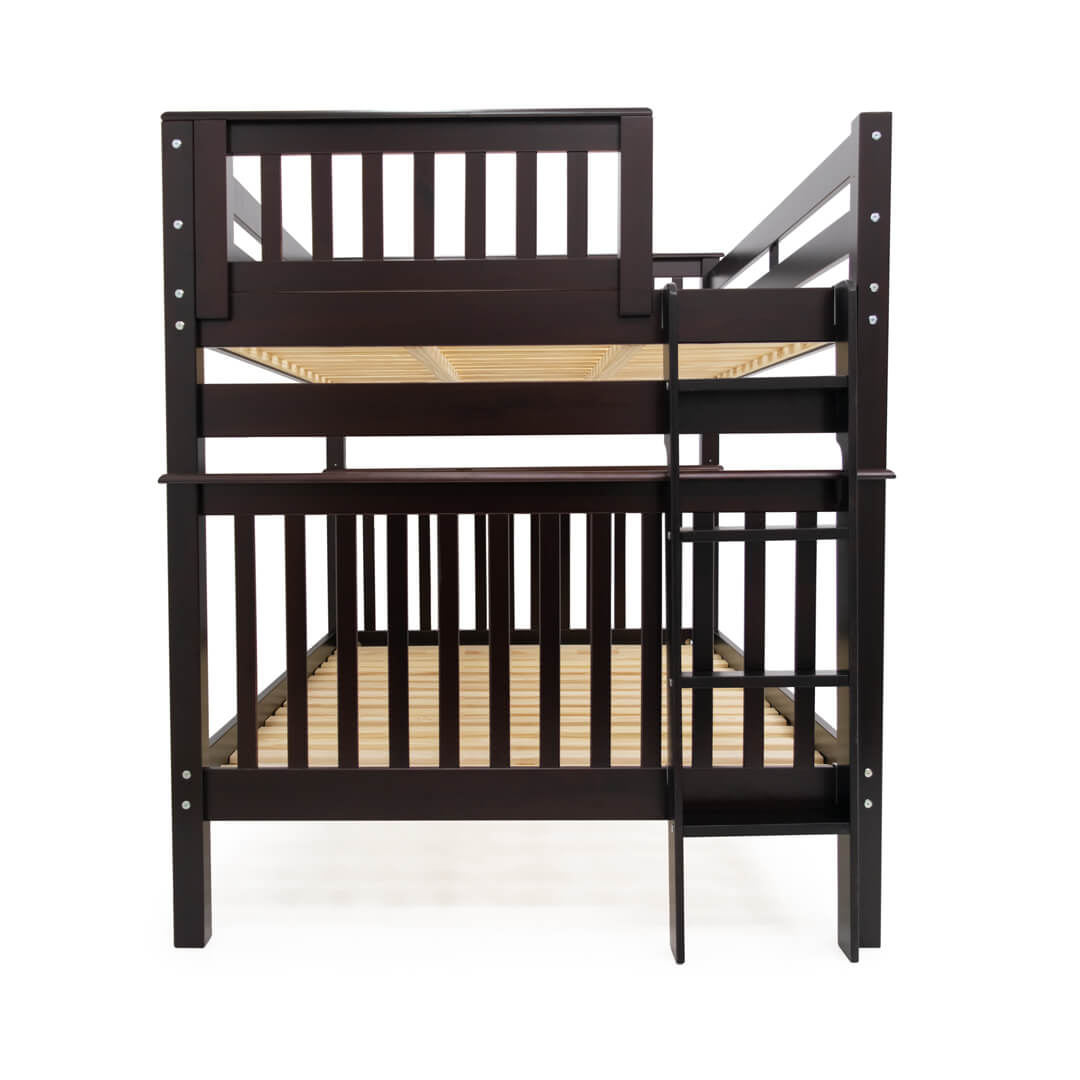 Glendale Full Over Full Bunk Bed Dark Cherry