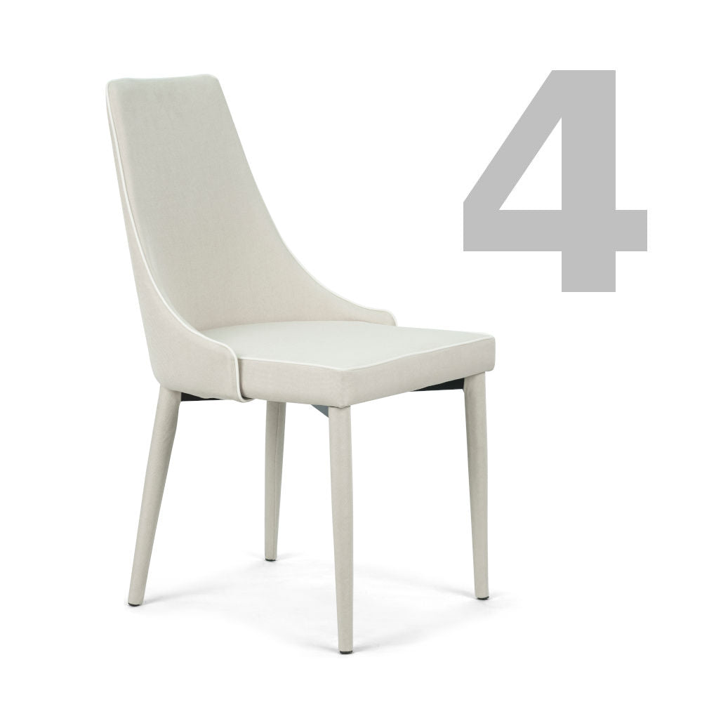 Patricia Chair - Off White, Set of 4