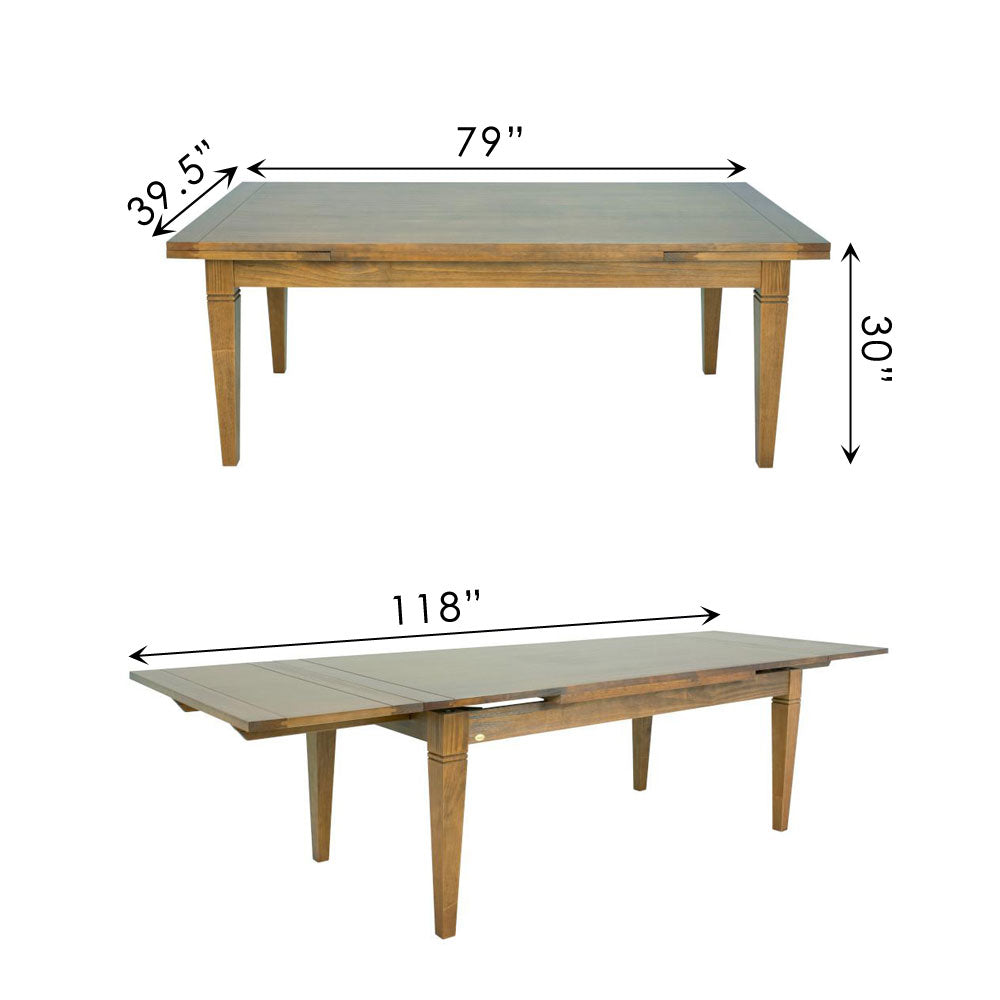 Manhattan Dining Table with Extension