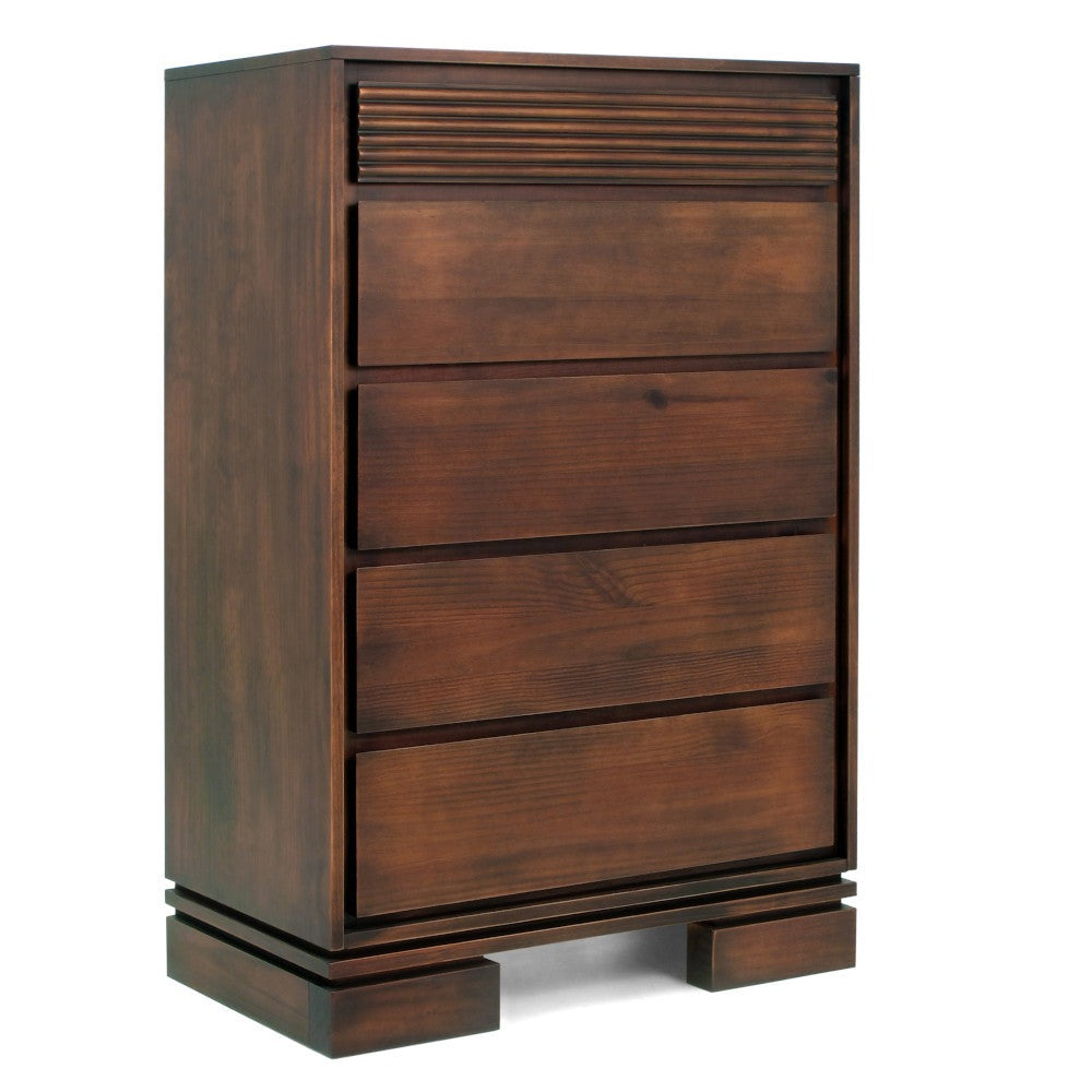 Vienna 5 Drawers Chest Cinnamon