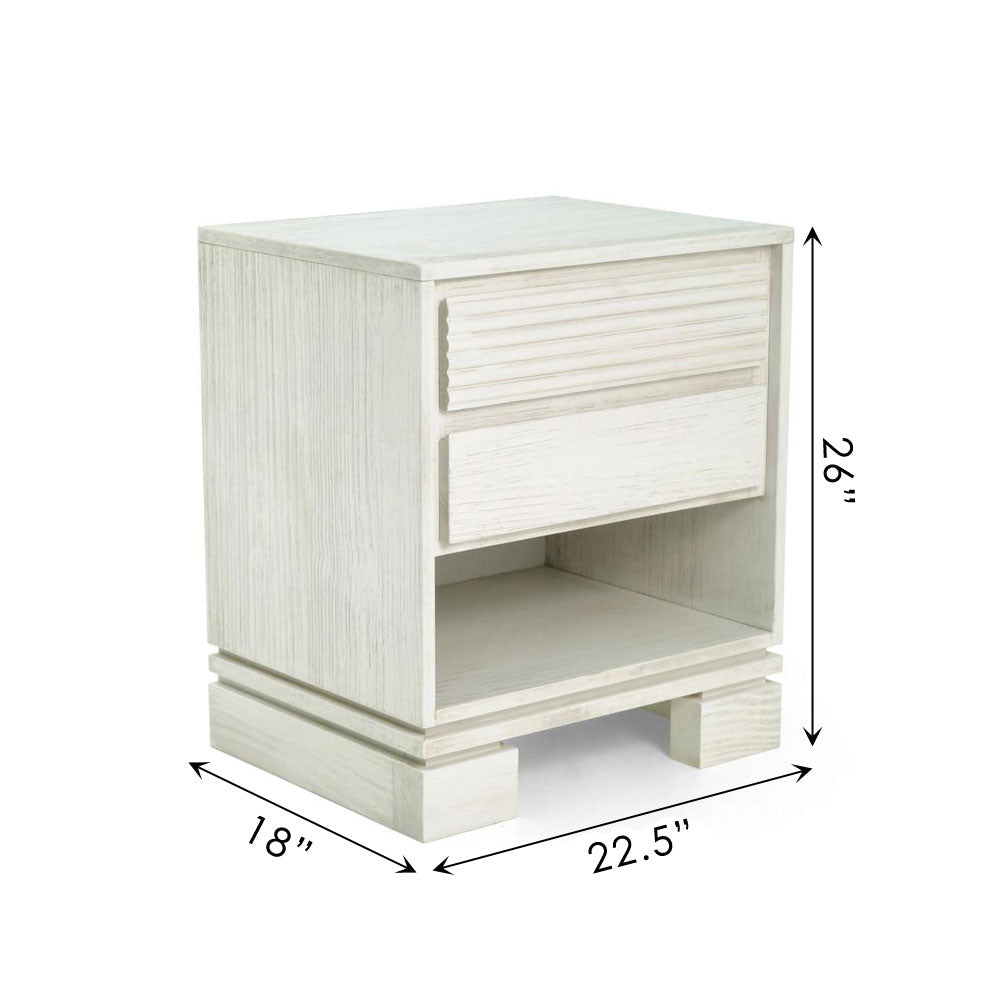 Vienna Nightstand Off White