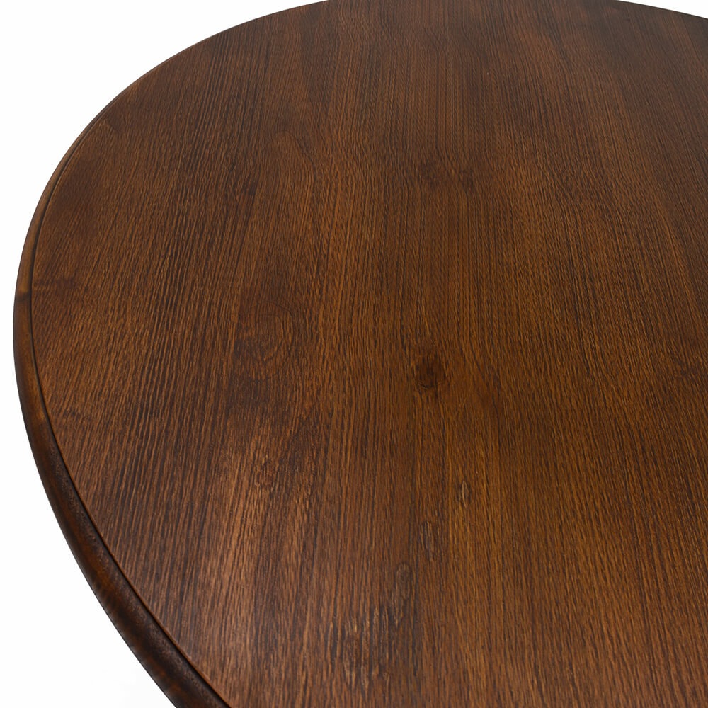 Tower 47" Round Dining Table Cinnamon