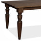 Flora Solid Wood Dining Table with 4” Turned Legs
