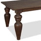 Flora Solid Wood Dining Table with 7” Turned Legs