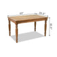 Linda Dining Set with 2 benches