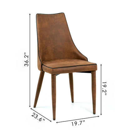 Patricia Chair - Brown, Set of 4