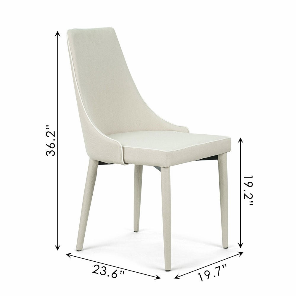 Patricia Chair - Off White, Set of 4