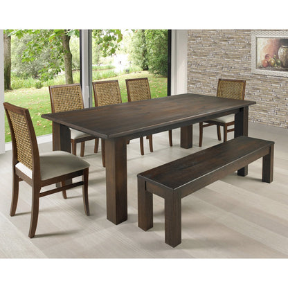 Flora Dining Table with Square Legs