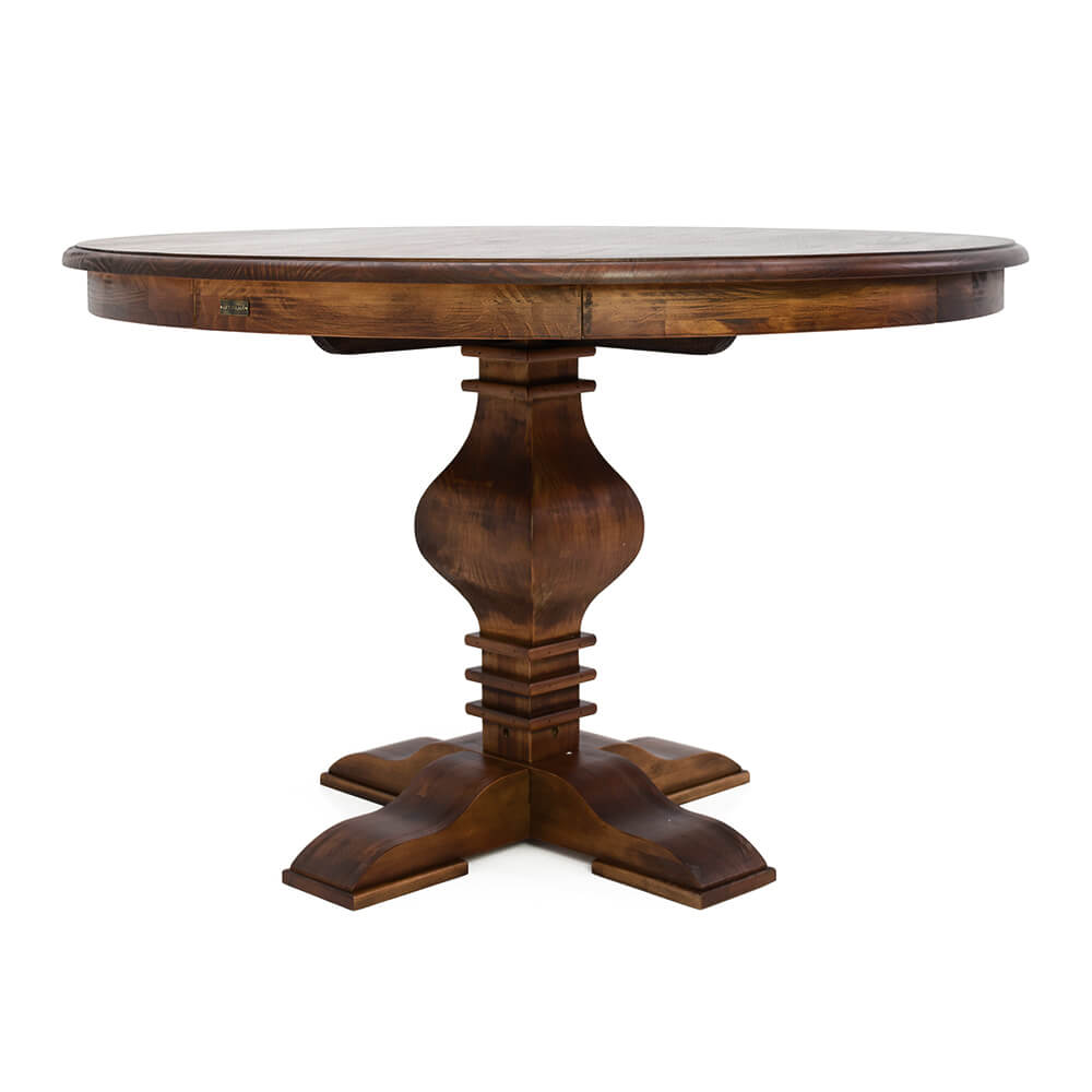 Tower 47" Round Dining Table Cinnamon